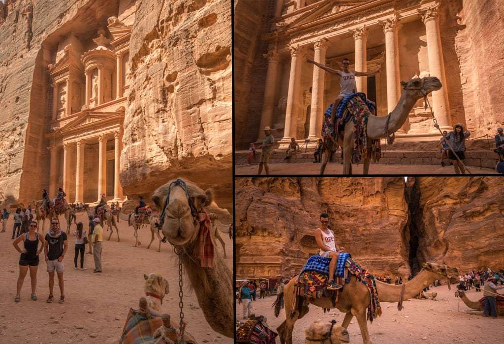 The treasury of Petra. Perhaps the best known temple of Petra!