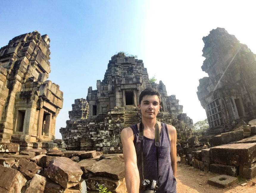 Visiting Angkor Wat temple
