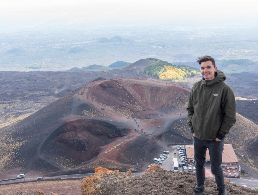 mount etna self guided tour