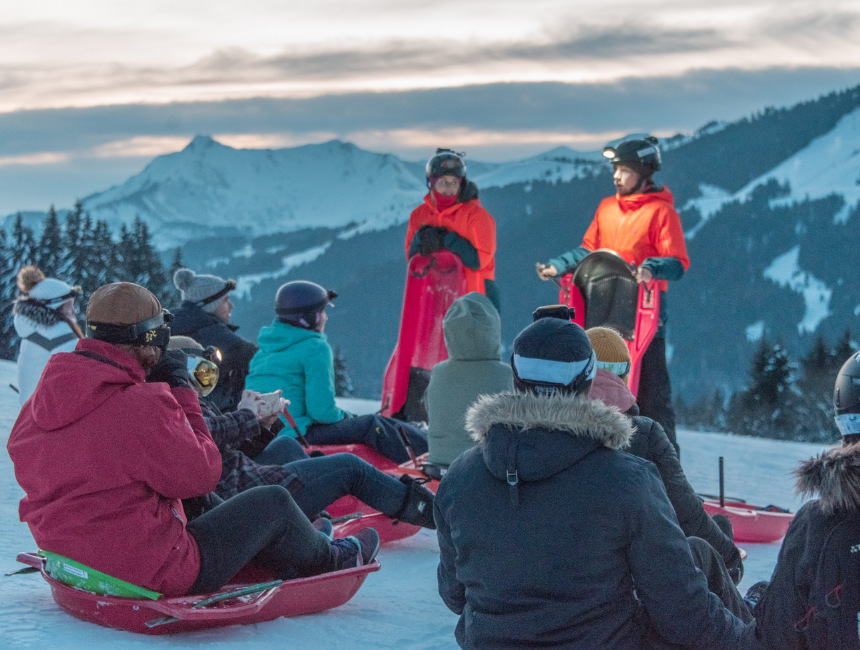 morzine sleigh ride